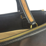 Chloe Black Leather Roy Large Zip Shoulder Bag