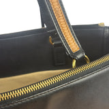 Chloe Black Leather Roy Large Zip Shoulder Bag
