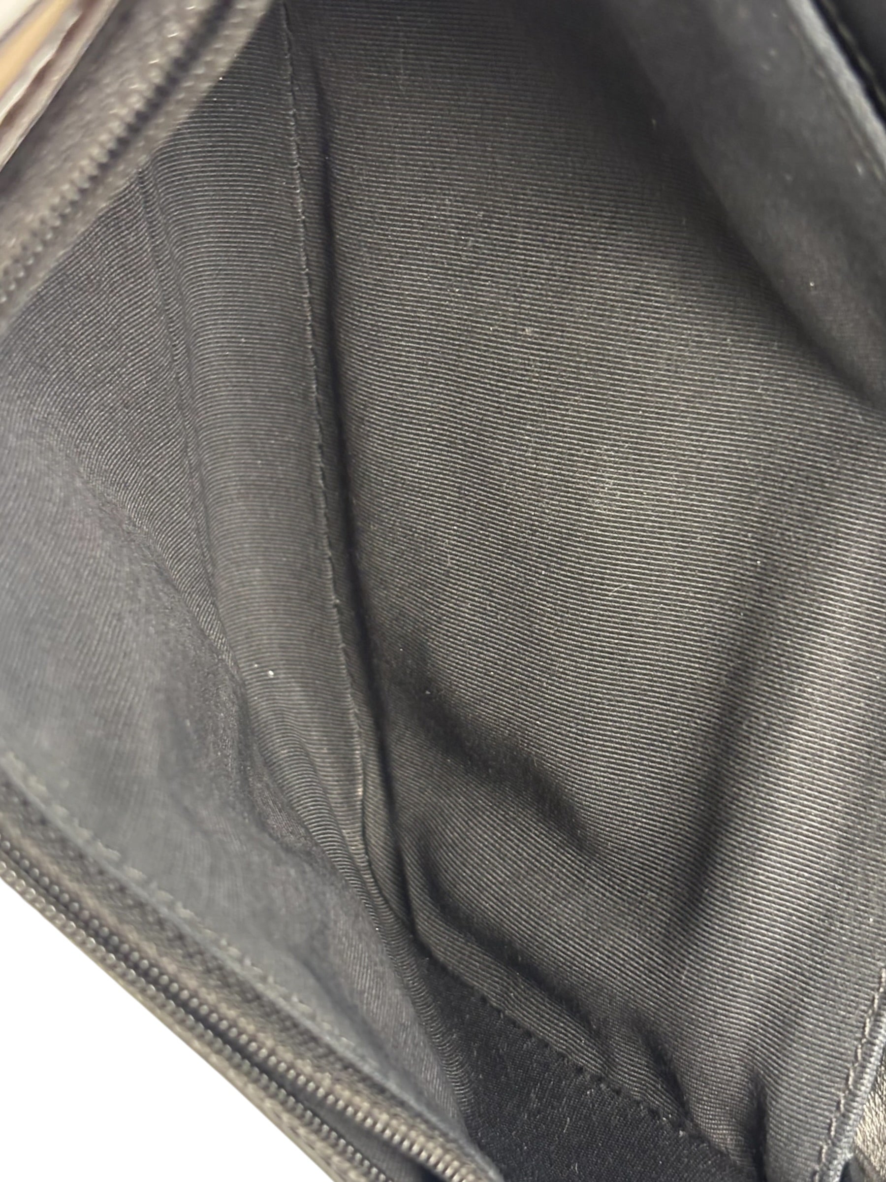 Chanel Black Patent Leather Boy Wallet on Chain Bag 2014