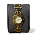 Gucci Mother Of Pearl Dial Gold Plated Chain Link