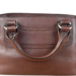 Celine Brown Pebbled Leather Boogie Handbag