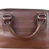 Celine Brown Pebbled Leather Boogie Handbag