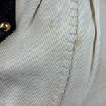 Saint Laurent White Canvas Mombasa Hobo Bag