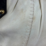 Saint Laurent White Canvas Mombasa Hobo Bag
