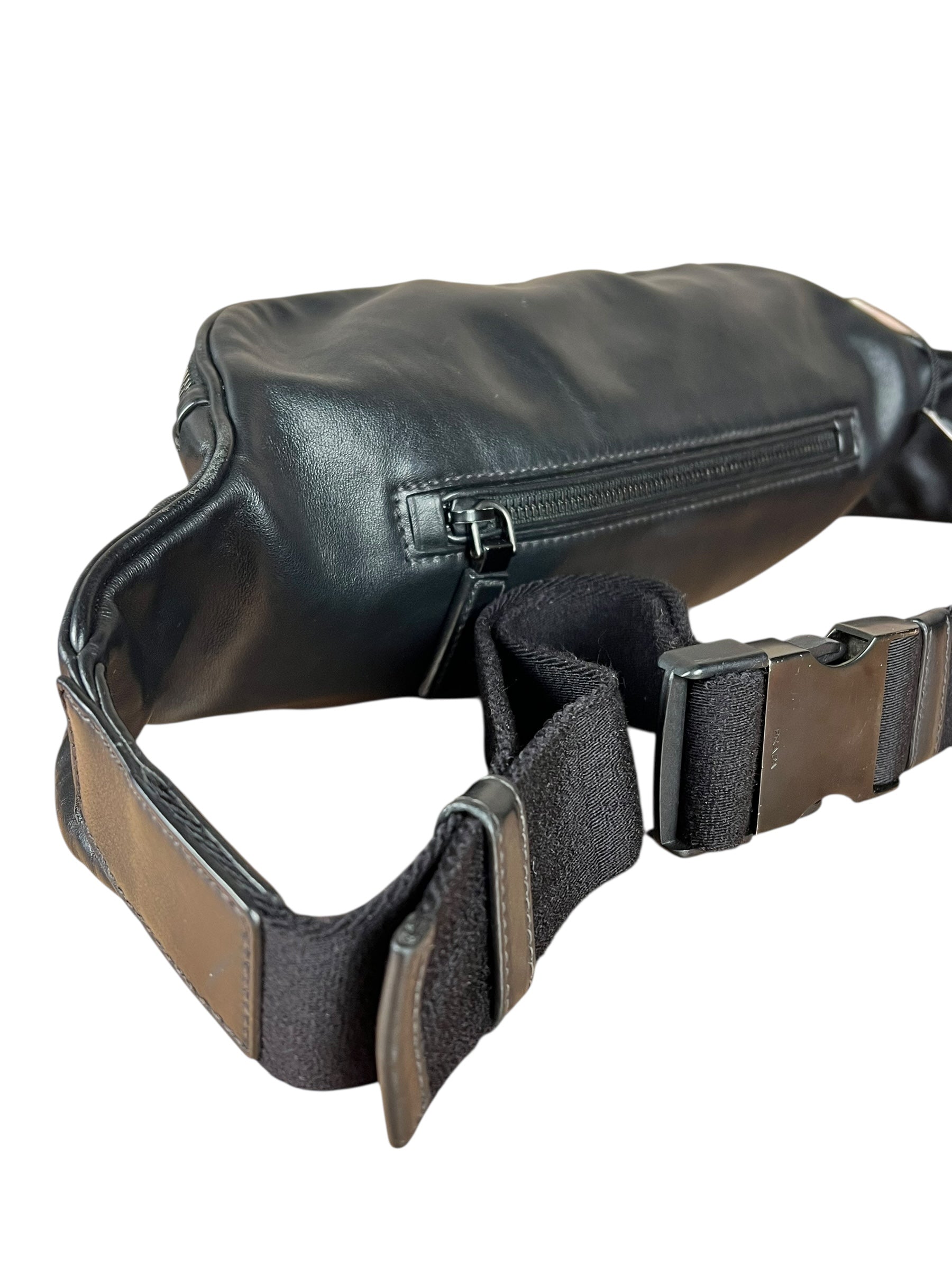 Prada Leather Belt Bag Black