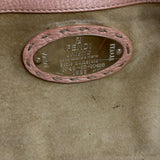 Fendi Light Pink Metallic Vintage Selleria Stitch Lina Handbag