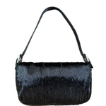 Fendi Beaded Baguette Black