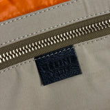 Celine Vintage Green Nylon Puffer Handbag