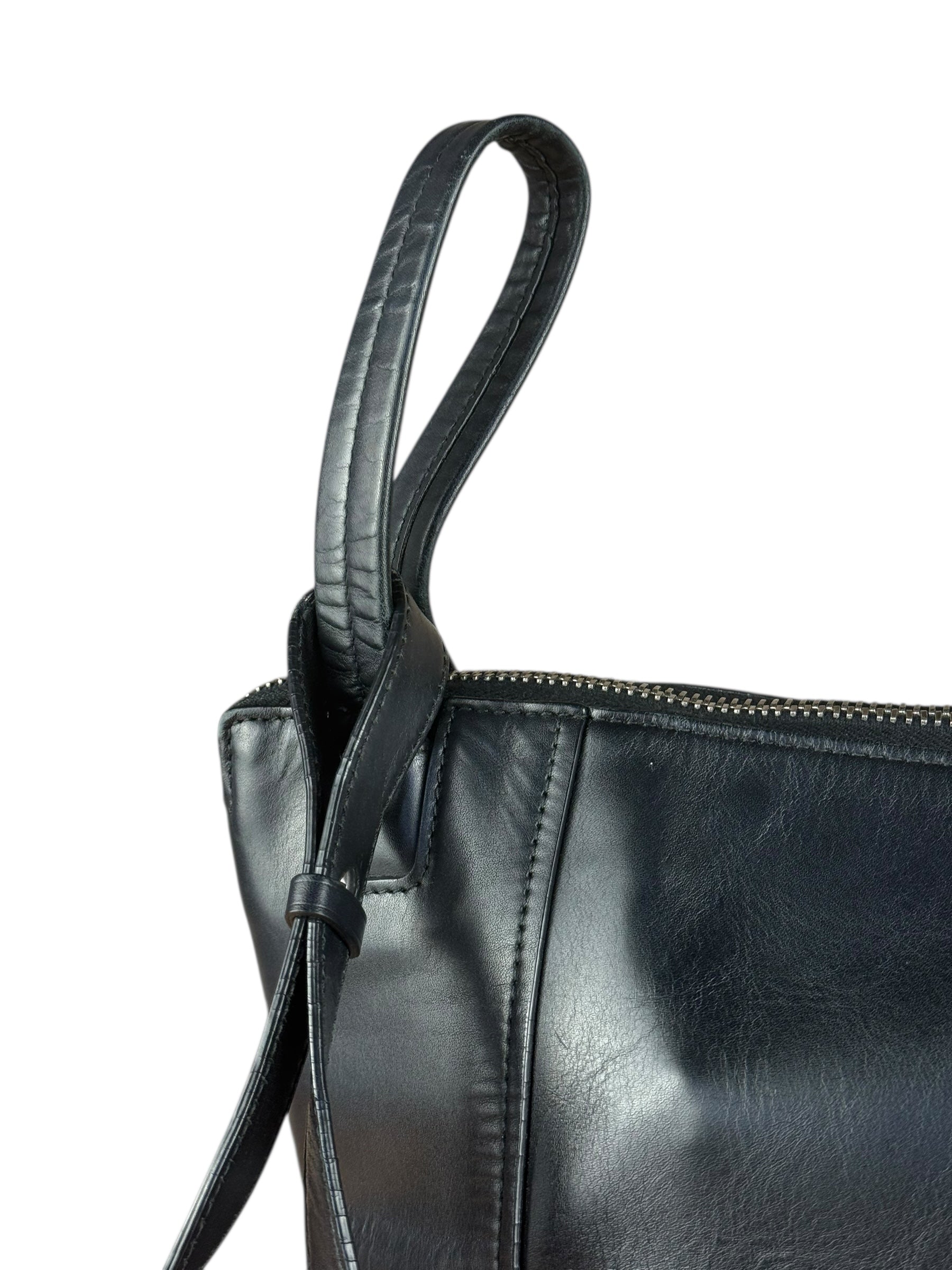 Balenciaga Black Leather Kendall Bucket Bag