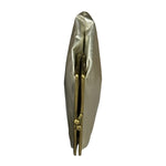 Chloe Metallic Gold Leather Frame Clutch
