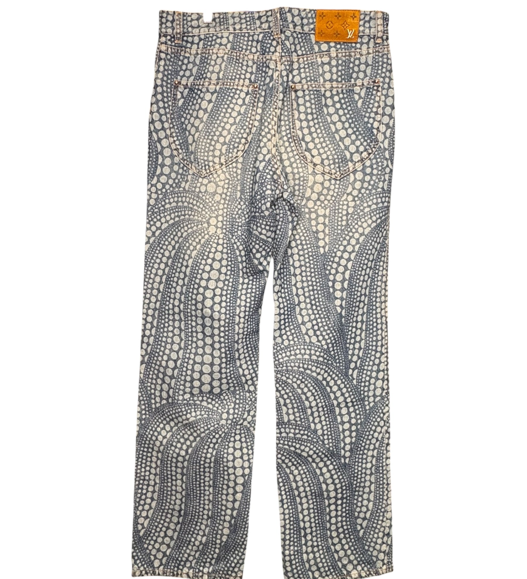 Louis Vuttion x Yayoi Kusama Pumpkin Blue Jeans
