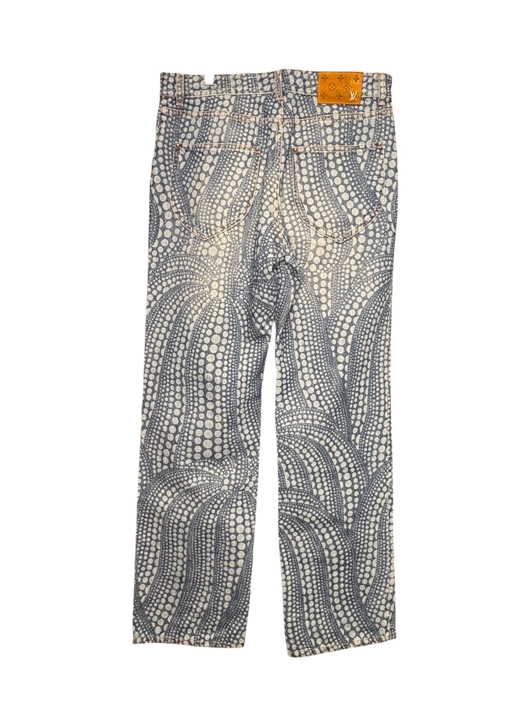 Louis Vuttion x Yayoi Kusama Pumpkin Blue Jeans