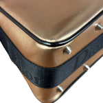 Christian Dior Bronze Coated Canvas Hardcore Shoulder Bag