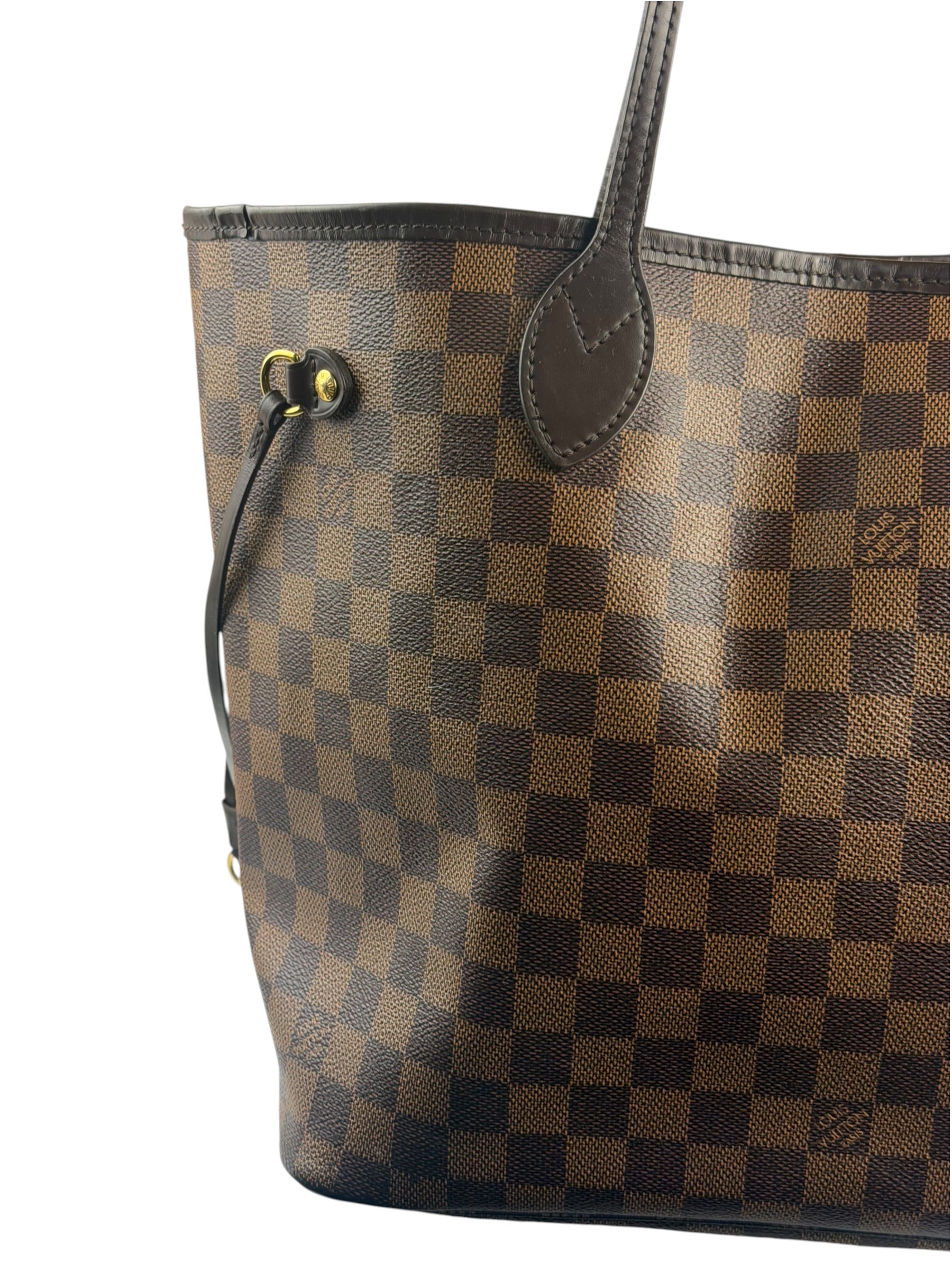 Louis Vuitton Damier Ebene Neverful MM Tote Bag