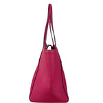 Gucci Pink Pebbled Leather Small Swing Tote