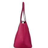 Gucci Pink Pebbled Leather Small Swing Tote