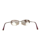 Chanel Pink Floral Frameless Sunglasses