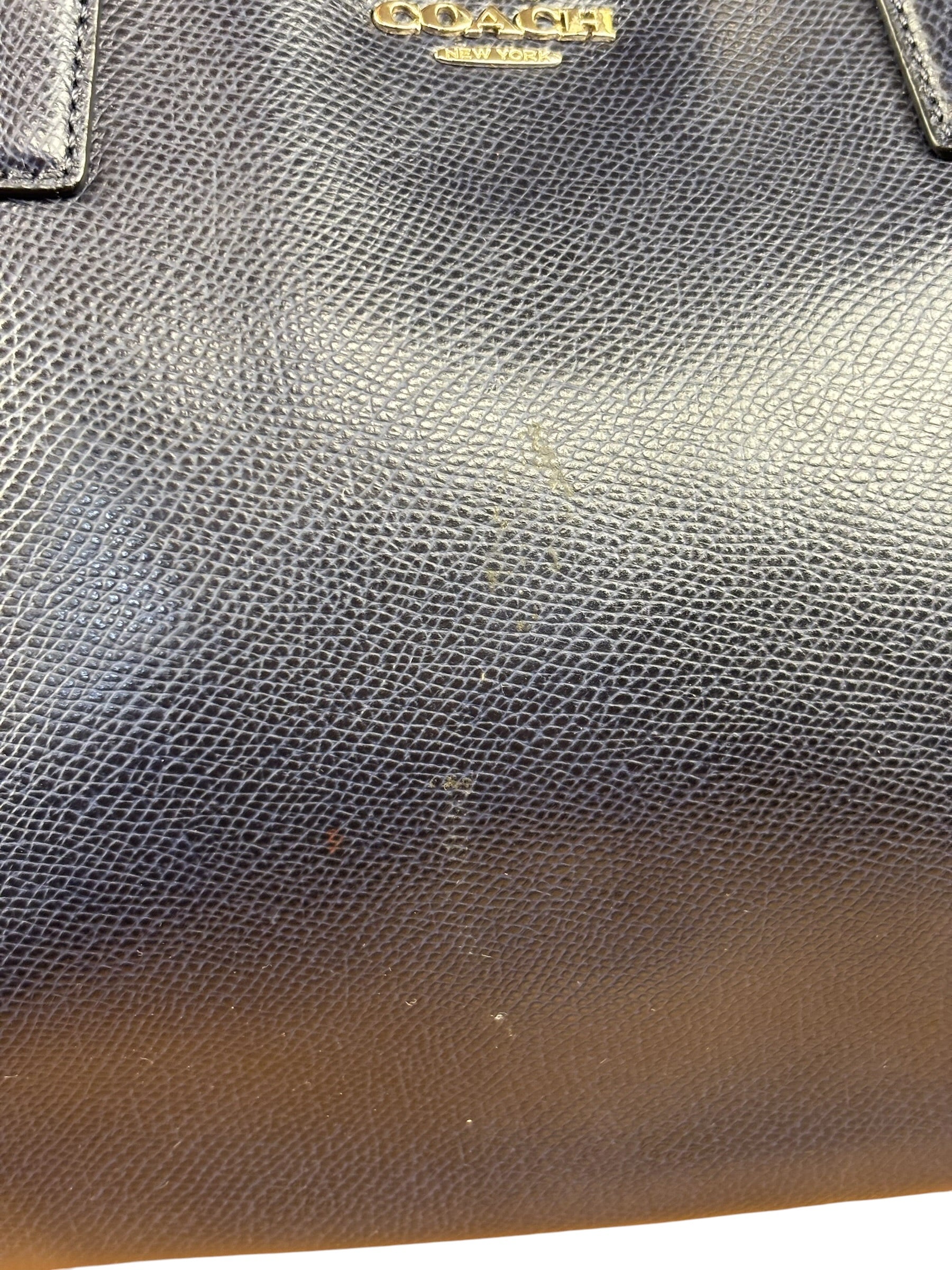 Coach Vintage Navy Leather 2Way Bag