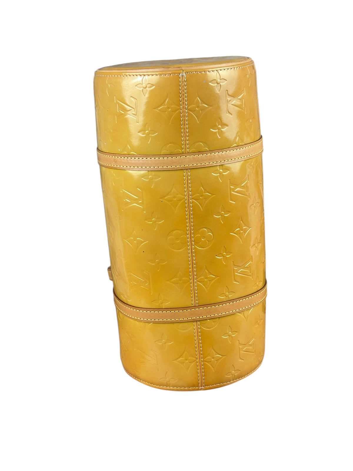 Louis Vuitton Yellow Vernis Bedford Handbag