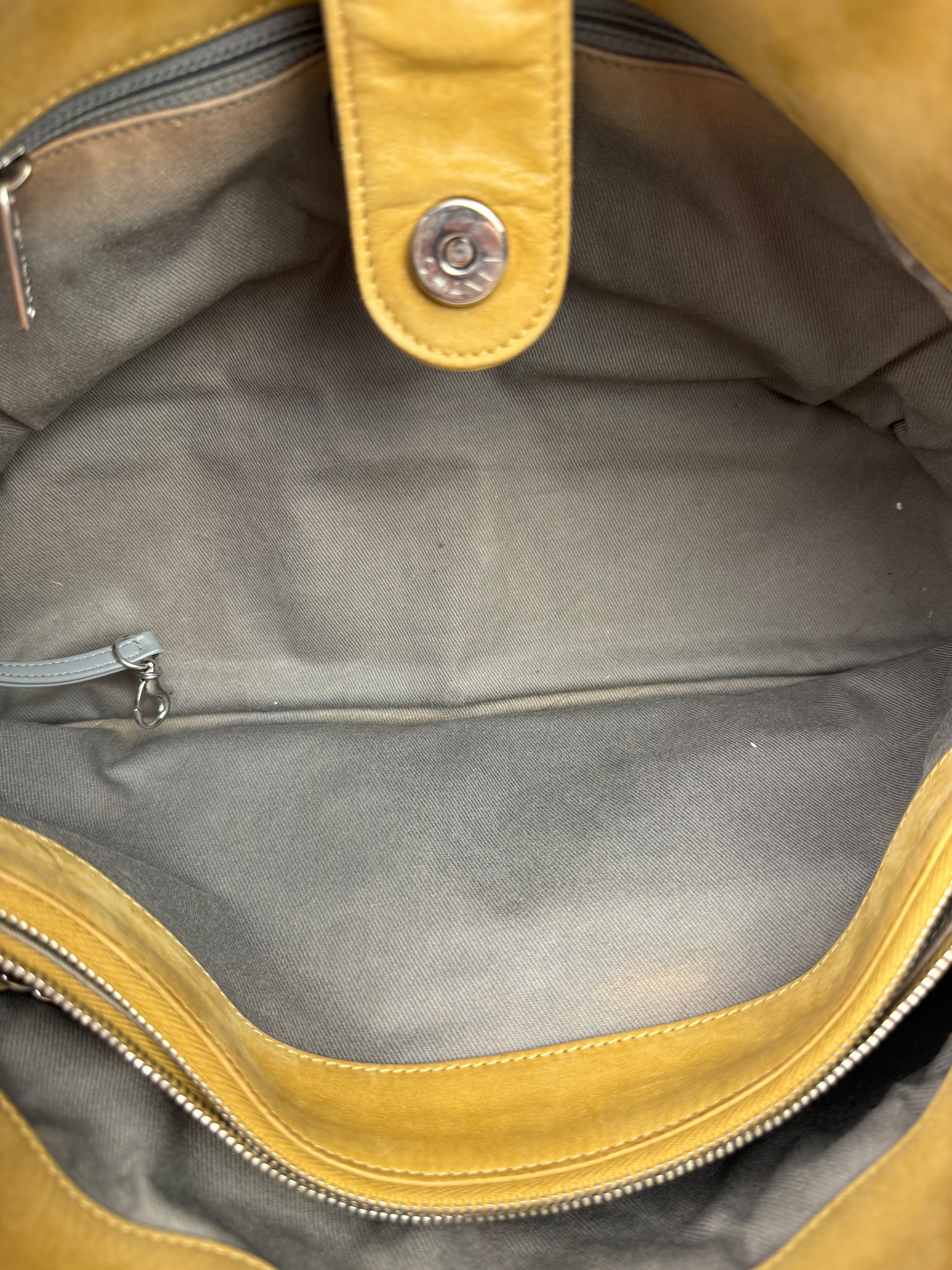 Chanel Beige Iridescent Quilted Leather 2Way Sea Hit Tote 2012