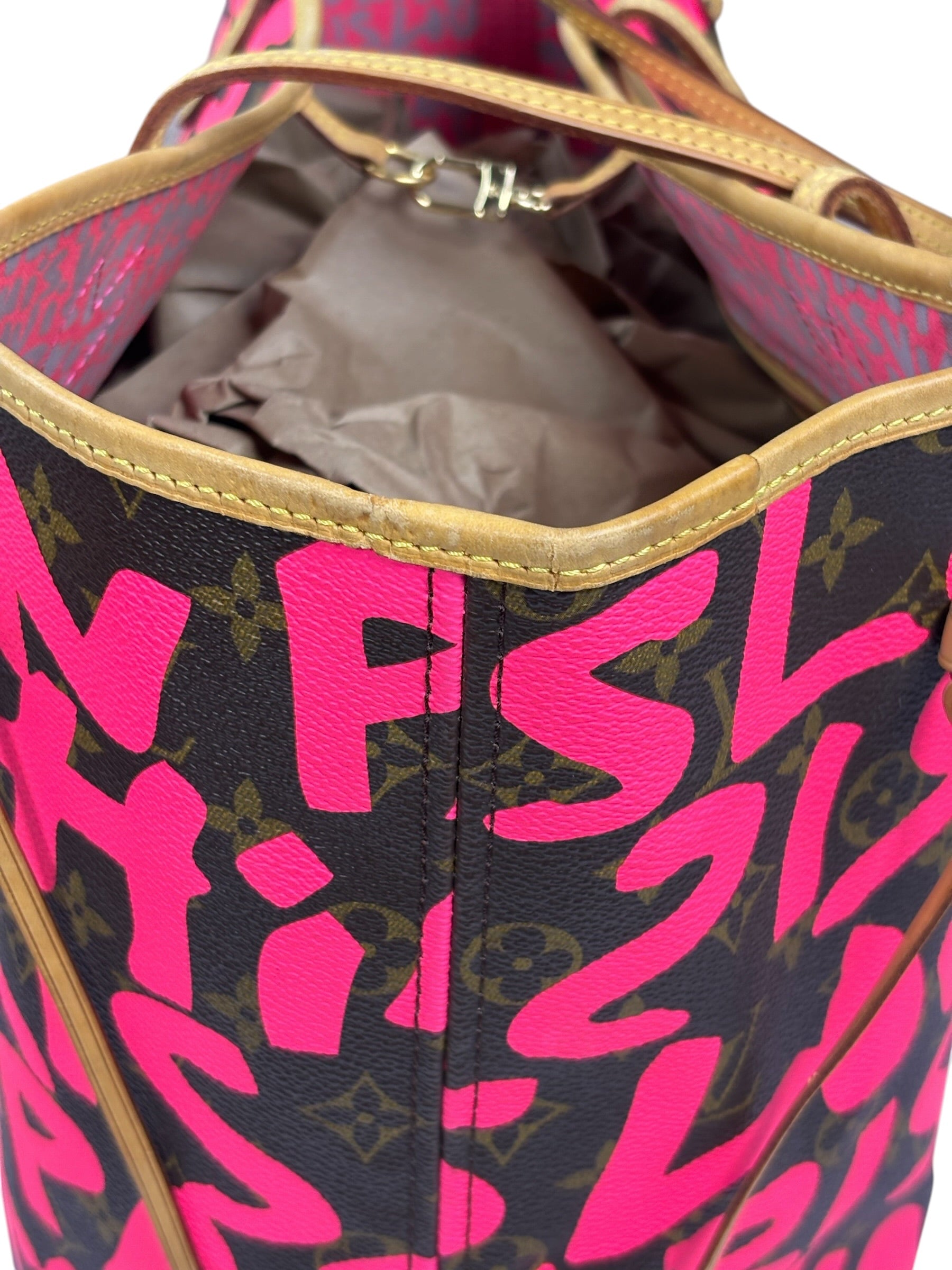 Louis Vuitton x Stephen Sprouse Graffiti Pink/Brown Monogram Neverfull GM