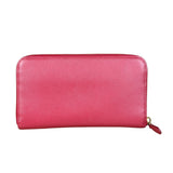 Prada Vintage Pink Saffiano Leather Long Wallet