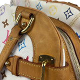 Louis Vuitton White Monogram Murakami Claudia Handbag