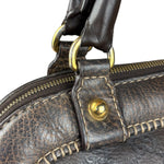 Gucci New Pelham Brown Leather Handbag