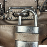 Chloe Vintage Metalic Gold Paddington Handbag
