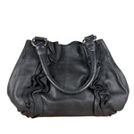 Prada Nappa Leather Ruffle Hobo Shoulder Bag