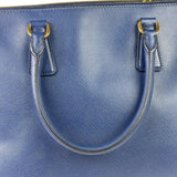 Prada Navy Saffiano Leather Galleria Tote