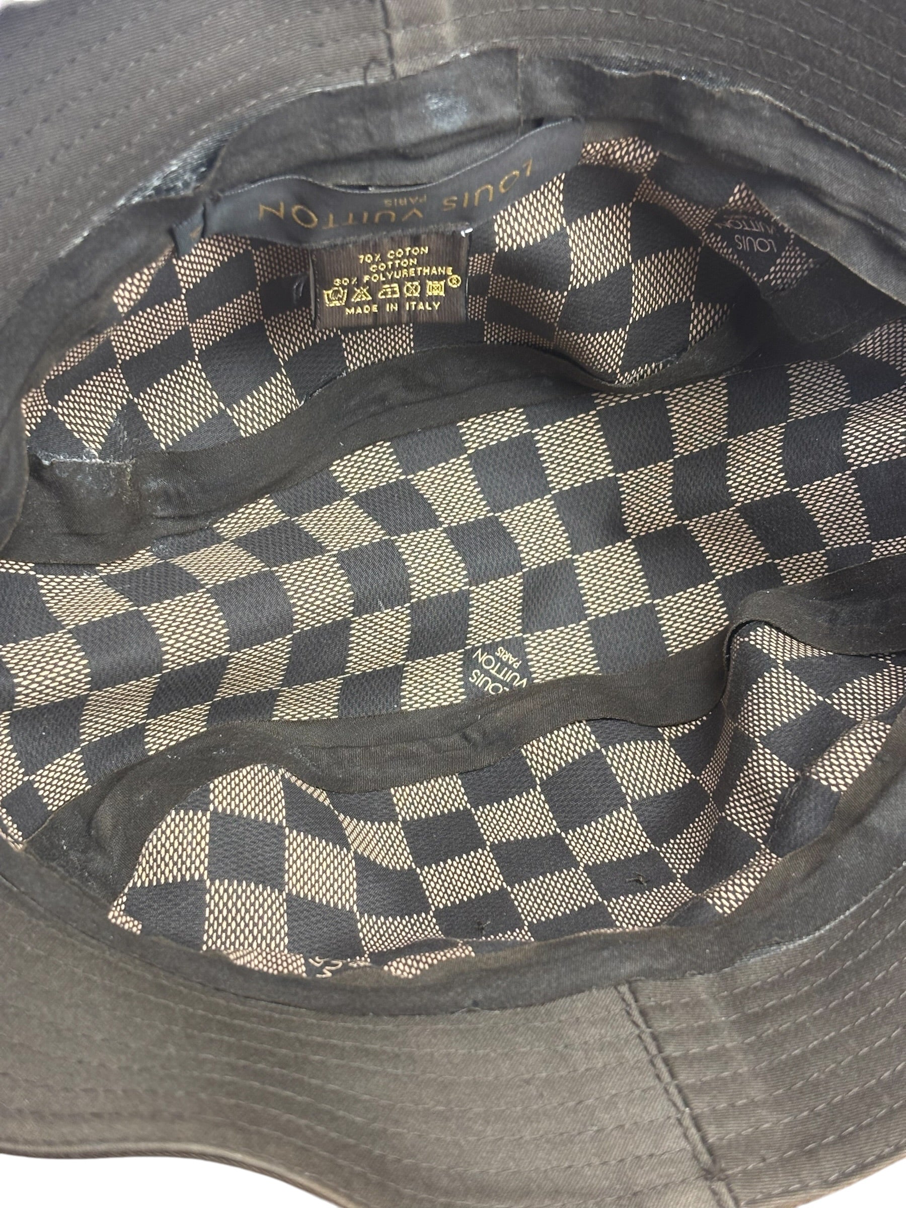 Louis Vuttion Vintage Brown Belted Bucket Hat