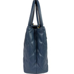 Chanel Blue Quilted Calfskin Nano Kelly Shopper Two-Way Bag 2023