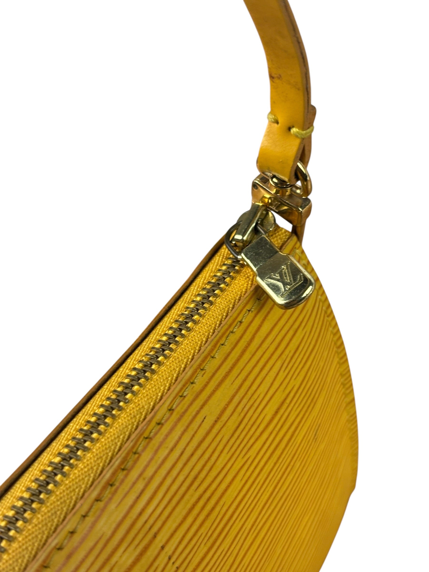 Louis Vuitton Yellow Epi Leather Pochette