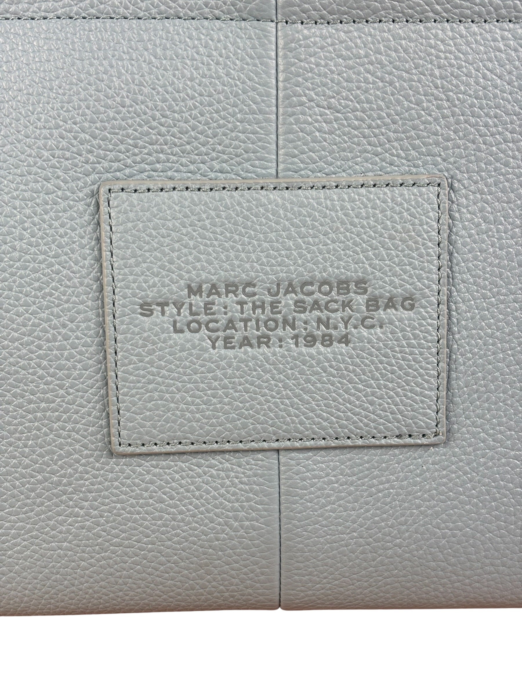 Marc Jacobs Light Blue Pebbled Leather The Sac Bag