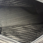 Prada Vintage Black Leather Tote Bag
