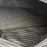 Prada Vintage Black Leather Tote Bag
