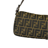 Fendi Beige/Brown Zucca Baguette