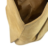 Bottega Veneta Beige Suede/Leather Trim Intrecciato Flower Basket Tote