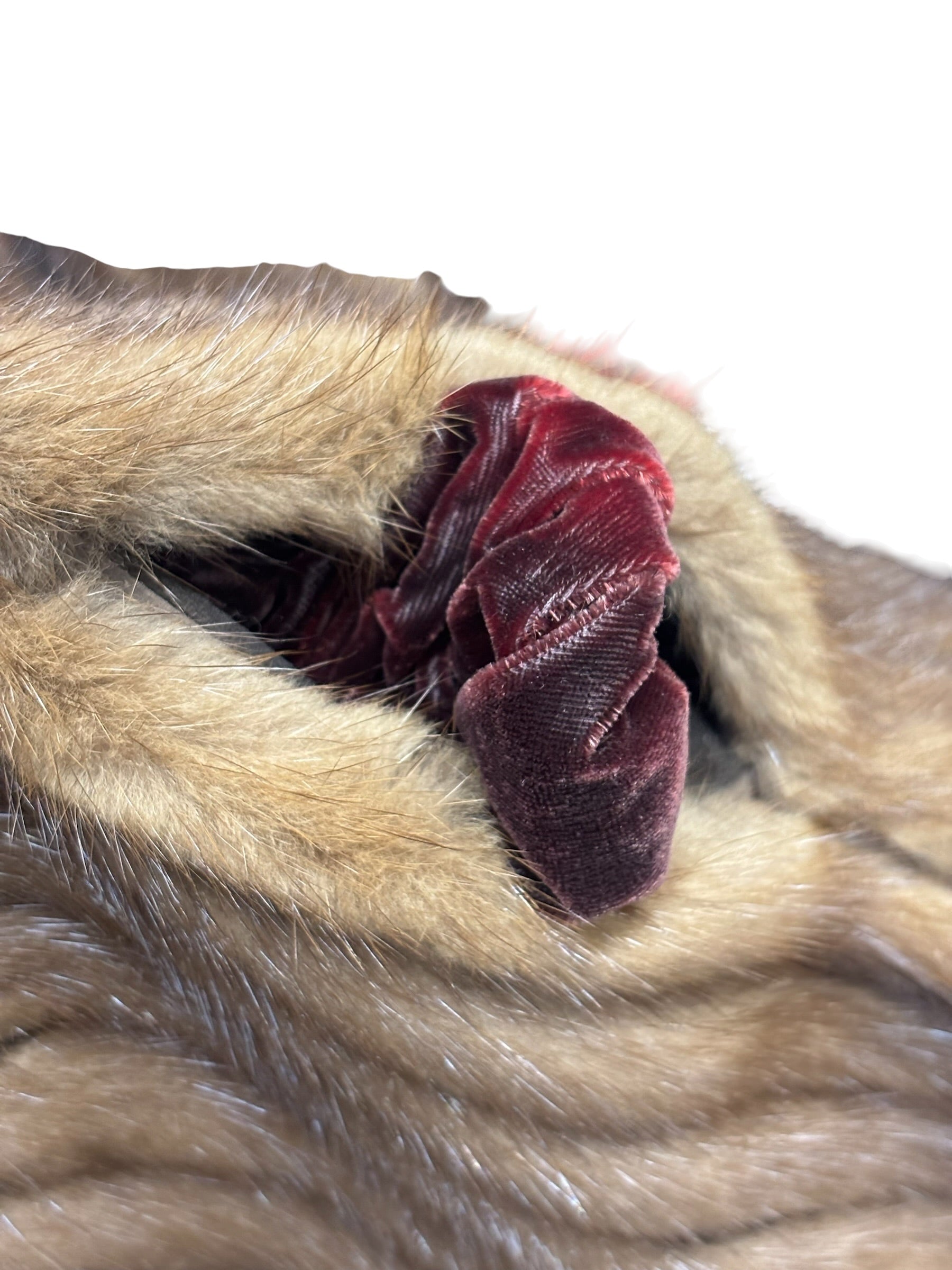 Palody Brown Mink Fur Coat