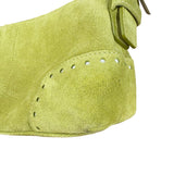 Coach Vintage Green Suede Shoulder Bag