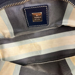 Fendi Vintage Navy Wave Buckle Pochette