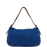 Fendi Vintage Blue Cashmere Baguette