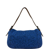 Fendi Vintage Blue Cashmere Baguette