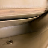 Chanel 1986 Beige Curved Flap Bag