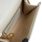 Gucci White Raja Mini Chain Shoulder Bag