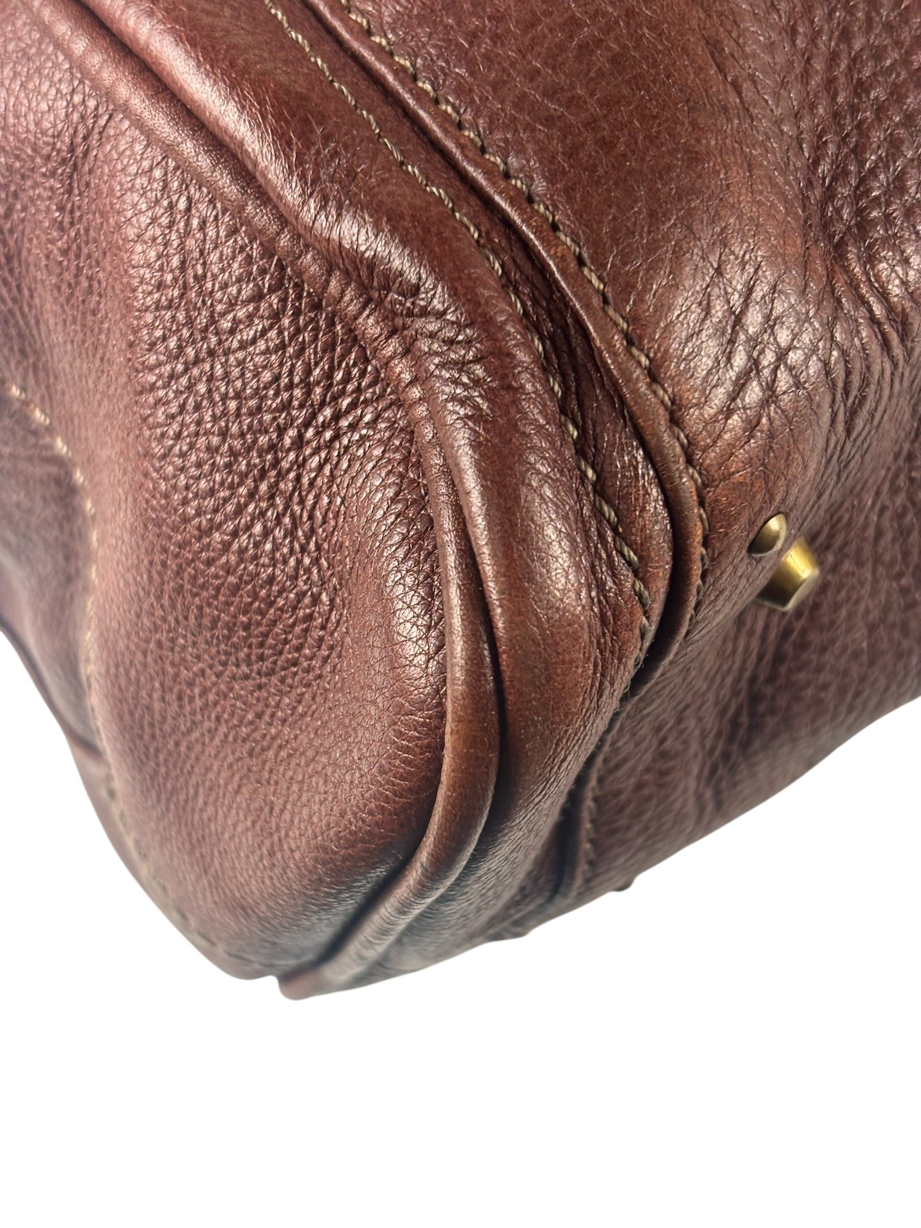 Chloe Paddington Brown Leather Handbag