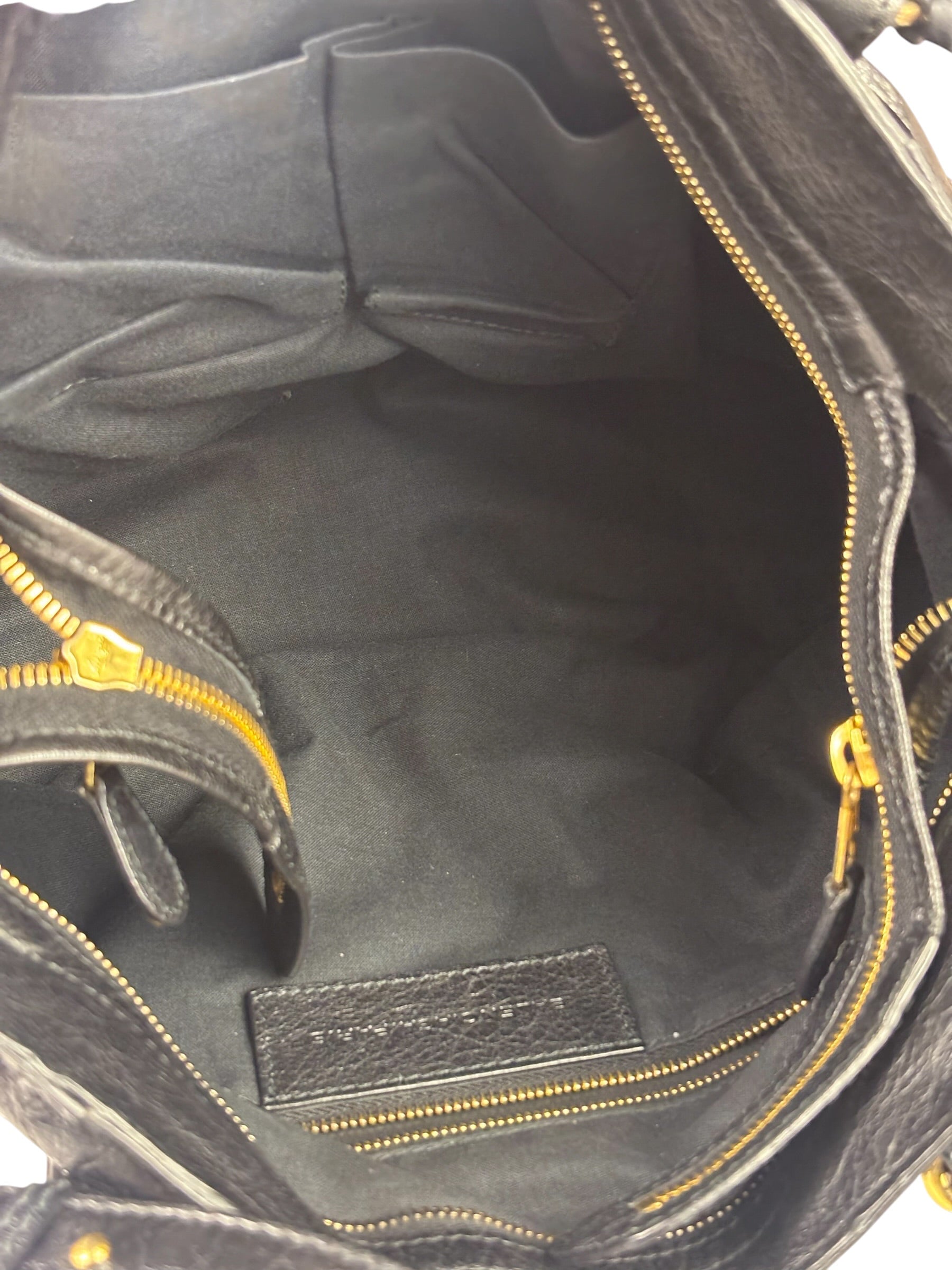 Balenciaga Black Leather Giant 12 City Bag