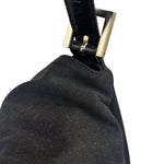 Fendi Black Nylon Mamma Baguette Handbag