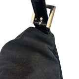 Fendi Black Nylon Mamma Baguette Handbag